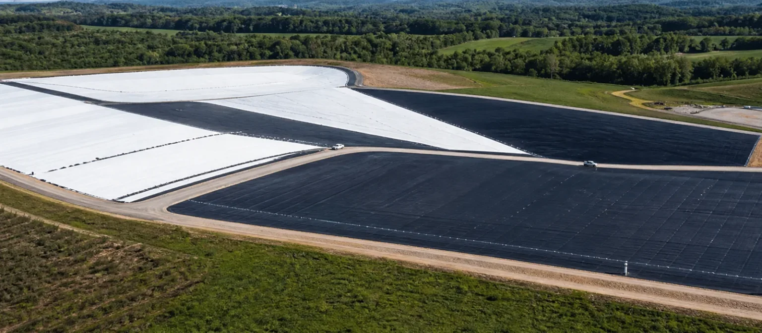 Geosynthetic containment project