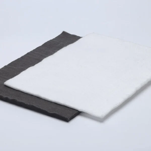 Filament Nonwoven Geotextile - 01 Filament nonwoven geotextile samples in black and white