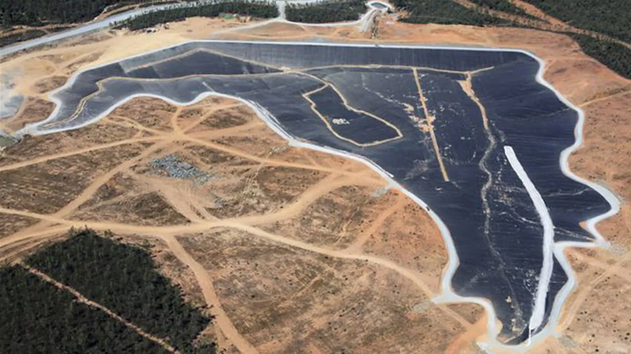 HDPE geomembrane liner for mining containment 1