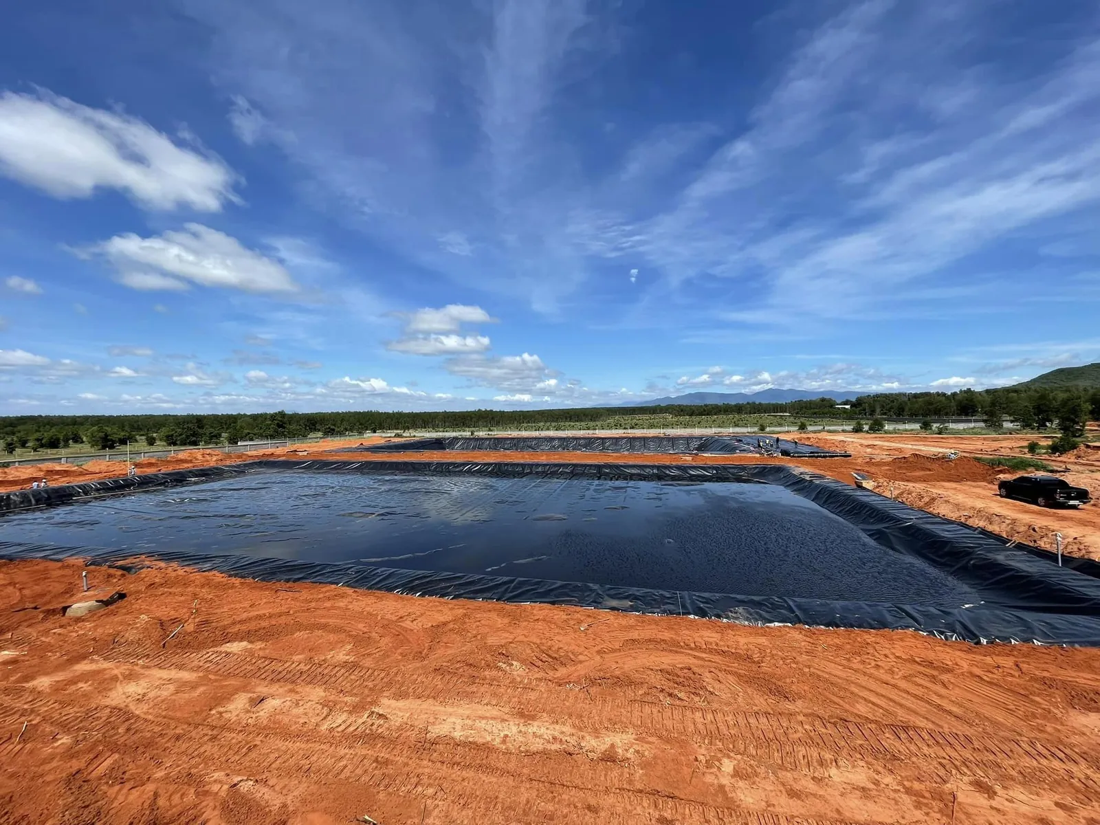 HDPE geomembrane liner for salt evaporation pond 2