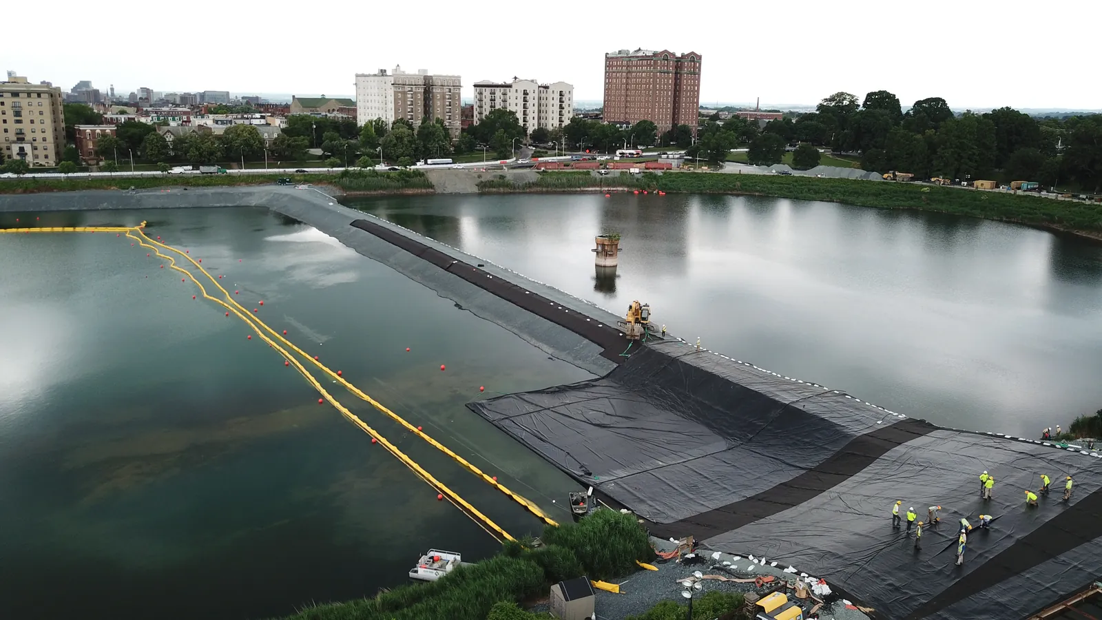HDPE geomembrane liner for water management project 1