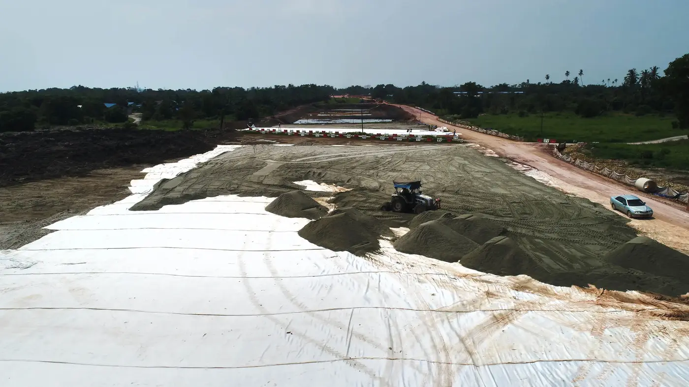 Reinforcement layer for pile-supported structure project image 5