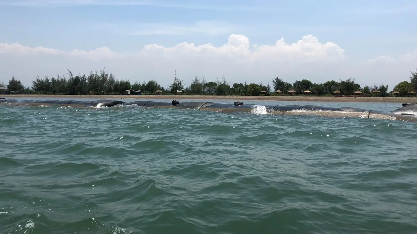 geotube breakwater offshore wave protection project image 4
