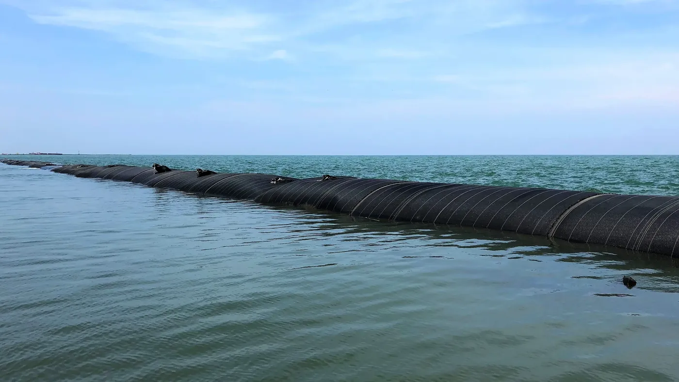 geotube breakwater offshore wave protection project image 5