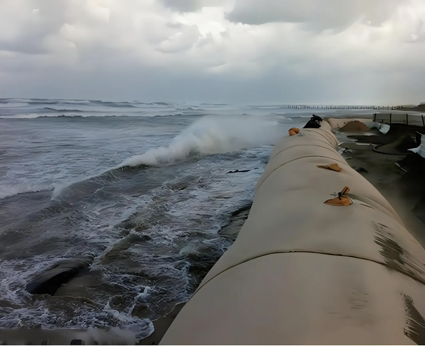 geotube wave damping dike coastal protection project image 6