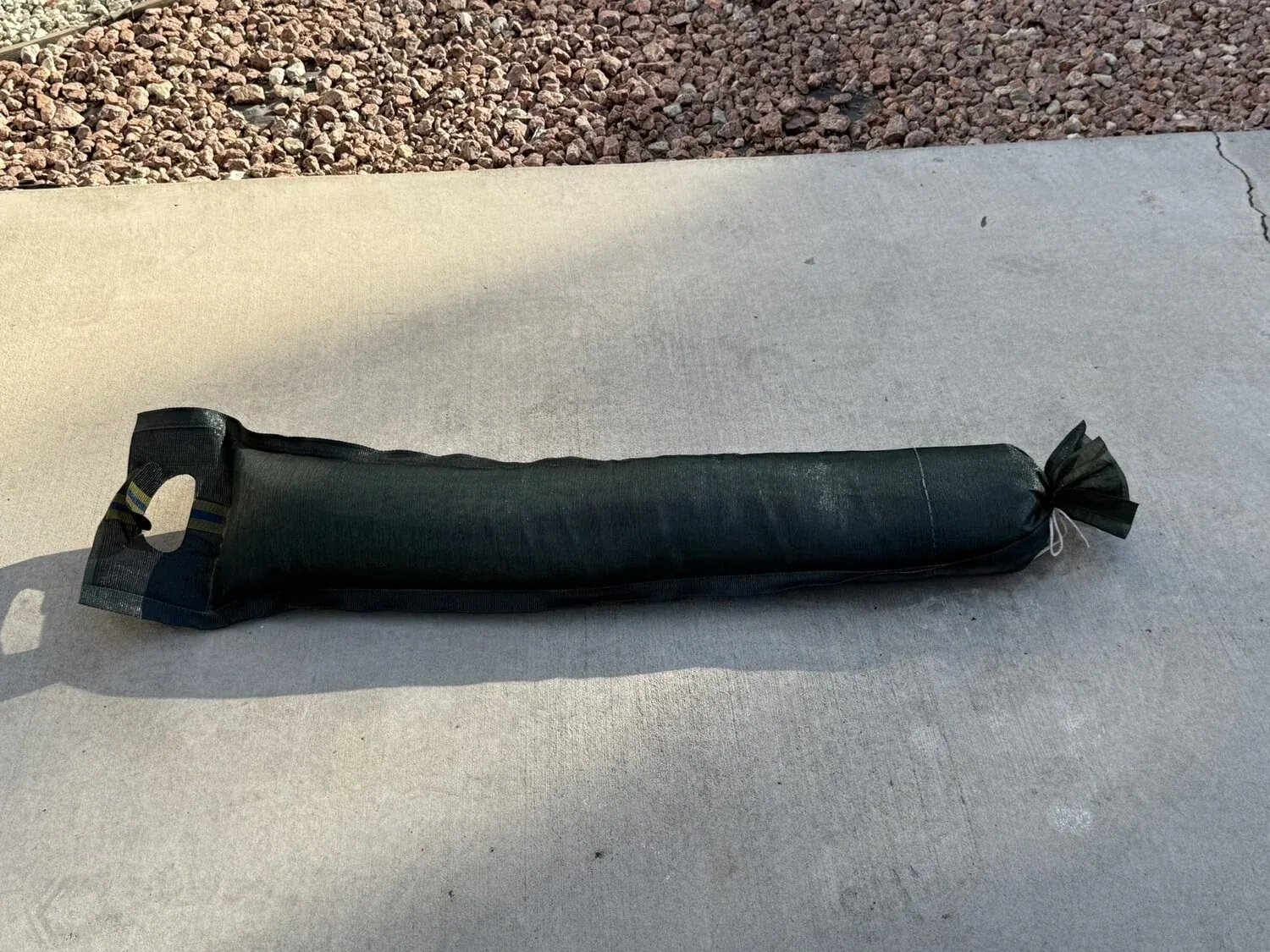 HDPE silo gravel bag used for flood control 1