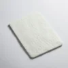 White staple fiber nonwoven geotextile sample