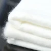 Close view of soft staple fiber nonwoven geotextile