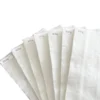 Staple fiber nonwoven geotextile samples in multiple mass grades